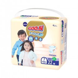 Трусики-підгузки Goo.N Premium Soft для дітей (3L, 18-30 кг, 22 шт) фото-4