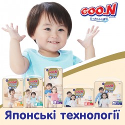 Трусики-підгузки Goo.N Premium Soft для дітей (3L, 18-30 кг, 22 шт) фото-13