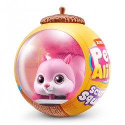 Интерактивная игрушка Pets Alive S1 – Белочка (розовый)