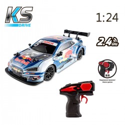 Автомобіль KS Drive на р/к - Audi RS 5 DTM Red Bull (1:24, 2.4Ghz, блакитний) фото-7