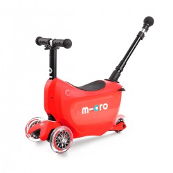 Самокат MICRO серії Mini2go Deluxe Plus – Червоний