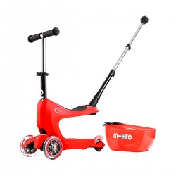 Самокат MICRO серии Mini2go Deluxe Plus – Красный фото-17