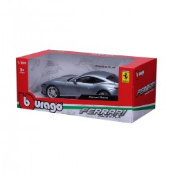 Автомодель - Ferrari Roma  (ассорти серый металлик, красный металлик, 1:24) фото-7