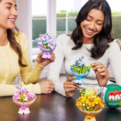 Конструктор в капсуле Max серии Bouquets S1 – Букет роз (свет) фото-6