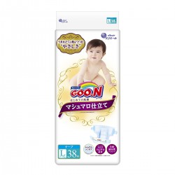 Підгузки Goo.N Super Premium Marshmallow Для Дітей (Розмір L, 9-14 Кг) фото-1