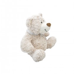 M'як. ігр. – Ведмідь (білий, з бантом, 27 cm) фото-4