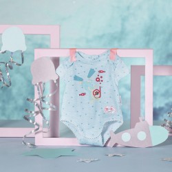 Одяг для ляльки BABY born - Боді S2 (блакитне) фото-3