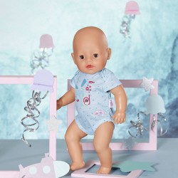 Одяг для ляльки BABY born - Боді S2 (блакитне) фото-4