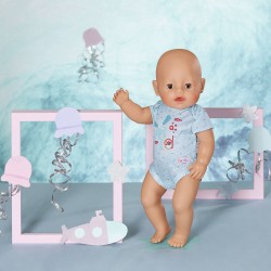 Одяг для ляльки BABY born - Боді S2 (блакитне) фото-5