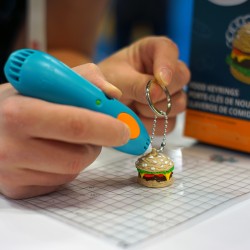 Набір Аксесуарів Для 3D-Ручки 3Doodler Start - Бістро (48 Стрижнів, Шаблон, 3 Кільця Для Брелоків, 1 Трафарет) фото-1