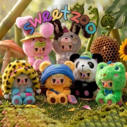 Колекційна м'яка іграшка з кільцем POP TOP Rebel Bear серії Sweet Zoo - Зоомалюки фото-2