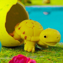 Растущая игрушка в яйце - Крокодилы и черепахи фото-5