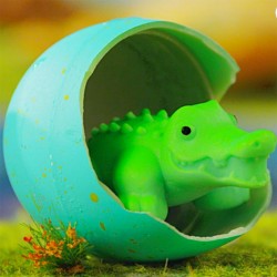 Растущая игрушка в яйце - Крокодилы и черепахи фото-7