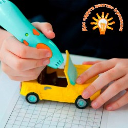 Набір стрижнів для 3D-ручки 3Doodler Start - Мікс (75 шт: помаранчевий, жовтий, зелений) фото-7