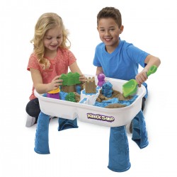 Набір піску для дитячої творчості - KINETIC SAND TABLE з двома видами піску фото-4