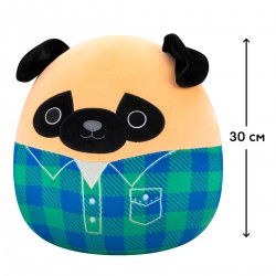 М'яка іграшка Squishmallows – Мопс Принц (30 cm) фото-2