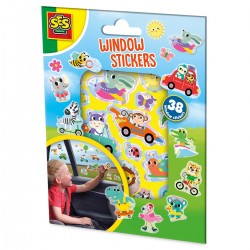 Набор наклеек на окна – Веселые животные Набор наклеек на окна – Веселые животные