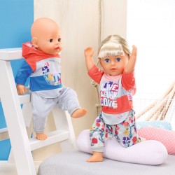 Набір одягу для ляльки BABY born - Трендовий спортивний костюм (рожевий) фото-2