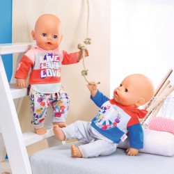 Набір одягу для ляльки BABY born - Трендовий спортивний костюм (рожевий) фото-5