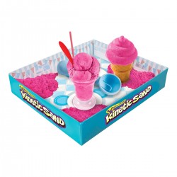 Набор Песка Для Детского Творчества - Kinetic Sand Ice Cream (Розовый) фото-3