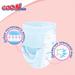 Трусики-підгузки Goo.N Plus для дітей (розмір 3(M), 6-12 кг, 52 шт) фото-7