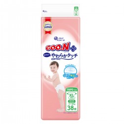 Підгузки Goo.N Plus для дітей (розмір 5(XL), 12-20 кг, 38 шт.)
