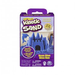 Песок Для Детского Творчества - Kinetic Sand Neon (Голубой)