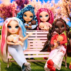 Игровой набор с куклами Rainbow High серии Junior High Babysitters — Скайлер фото-2