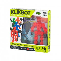 Ігровий Набір Для Анімаційної Творчості Klikbots1 (Червоний) фото-4
