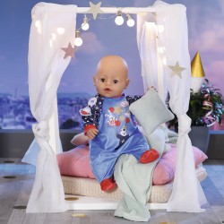 Одежда для куклы BABY born - Праздничный комбинезон (синий) фото-3