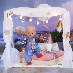 Одежда для куклы BABY born - Праздничный комбинезон (синий) фото-5