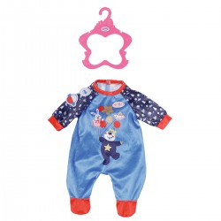 Одежда для куклы BABY born - Праздничный комбинезон (синий) фото-9