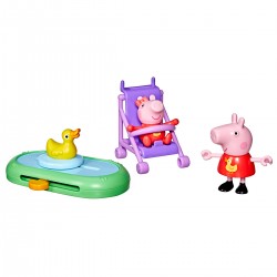 Ігровий набір Peppa Figurines серії Моменти з Пеппою – Сестрички на прогулянці Ігровий набір Peppa Figurines серії Моменти з Пеппою – Сестрички на прогулянці