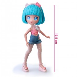 Игровой набор 4SF Manga Dolls серии Hello Kitty – Красотка Пинк на скутере фото-3