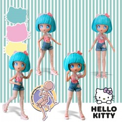 Игровой набор 4SF Manga Dolls серии Hello Kitty – Красотка Пинк на скутере фото-6