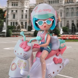 Игровой набор 4SF Manga Dolls серии Hello Kitty – Красотка Пинк на скутере фото-8