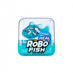 Інтерактивна іграшка Robo Alive - Роборибка (блакитна) фото-8