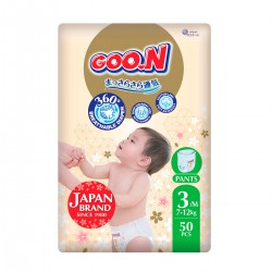 Трусики-підгузки Goo.N Premium Soft (M, 7-12 кг, 50 шт) фото-2