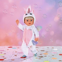 Одежда для куклы Baby Born - Комбинезончик Единорога фото-2
