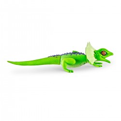 Интерактивная игрушка Robo Alive - Зеленая плащеносная ящерица фото-3