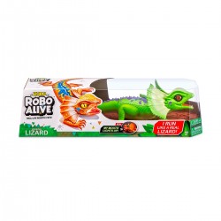 Інтерактивна іграшка Robo Alive - Зелена плащоносна ящірка фото-9