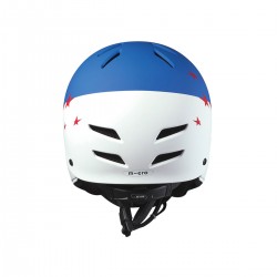 Защитный гоночный шлем MICRO - Бело-голубой (50-54 cm) фото-3
