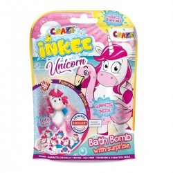 Ароматная бомбочка для ванны с игрушкой Inkee - Eдинорожки