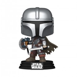 Игровая фигурка Funko POP! серии Мандалорец и Грогу - Мандалорец с оружием фото-2