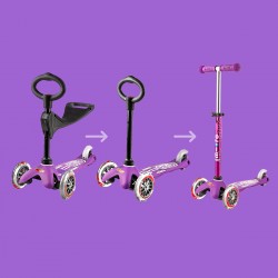 Самокат MICRO серії Mini 3in1 Deluxe – Фіолетовий фото-2