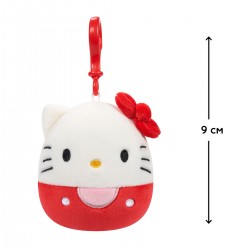 М'яка іграшка на кліпсі Squishmallows - Хелоу Кітті (9 cm) фото-2