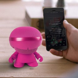 Акустика Xoopar - Xboy Glow (12Cm, Рожева, Bluetooth , Стерео, Mp3-Програвачем З Sd-Карт) фото-1