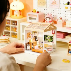 Конструктор-румбокс Mini House серии Интерьер – Гостиная (свет) фото-2