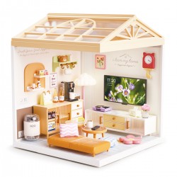 Конструктор-румбокс Mini House серии Интерьер – Гостиная (свет) фото-3