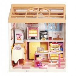 Конструктор-румбокс Mini House серии Интерьер – Кондитерская (свет) фото-4